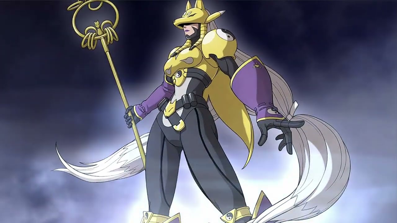 Renamon Evolution - Amethyst Mandala Skill.: Digimon Survive Evolution