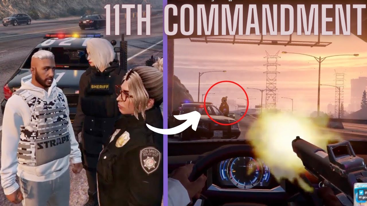 Randy Bullet teaches a cadet the 11th commandment (multiple POVs)