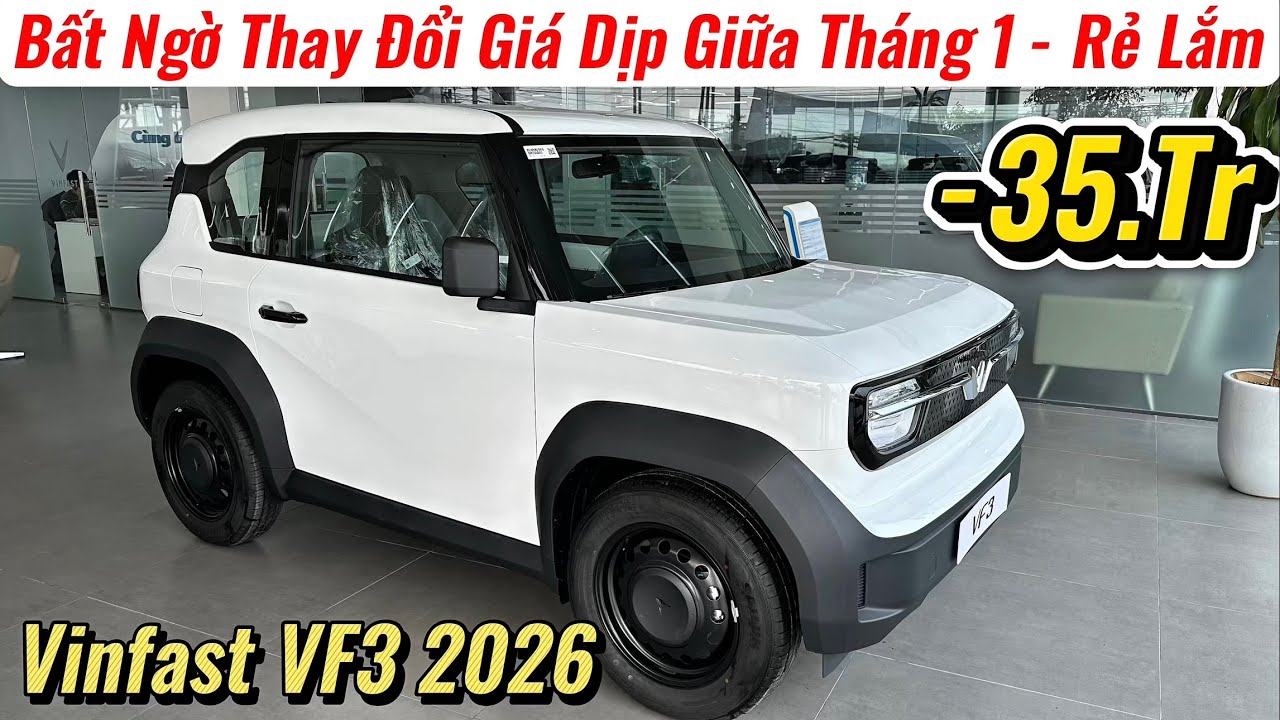 ✅Giá Bán VF3 Vinfast Bất Ngờ Thay Đổi Giữa Tháng | Chi Tiết Lăn Bánh Vinfast VF3 | Giá Xe Việt