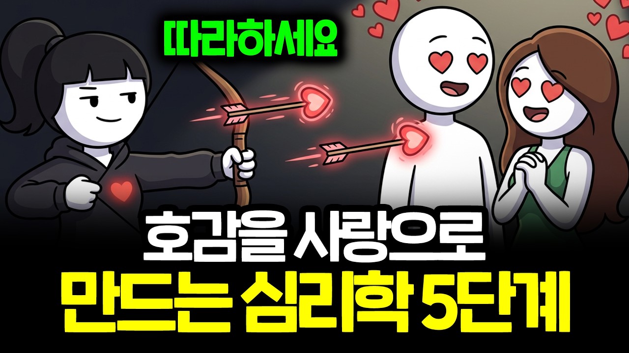 상대의 호감이 사랑으로 넘어가는 결정적 순간 (심리학 연구) | 연애 다크심리학