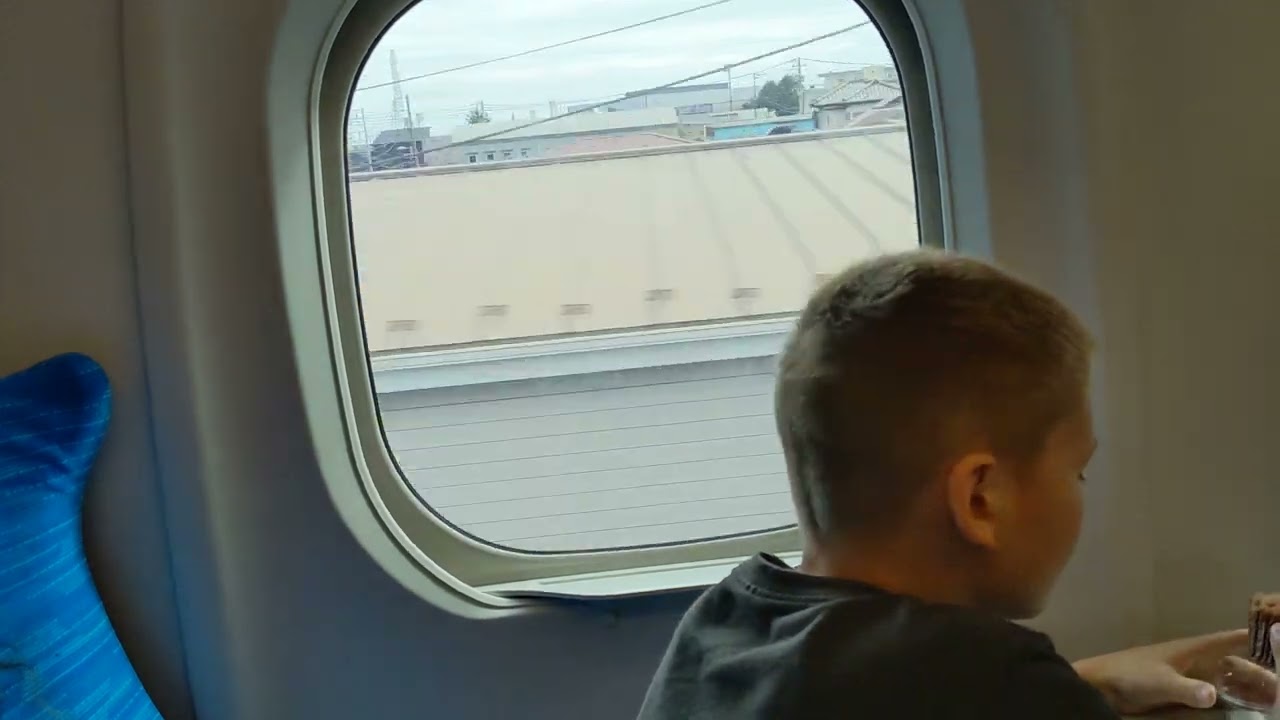 Jack hallin balls in Japan. 200mph on a bullet train!