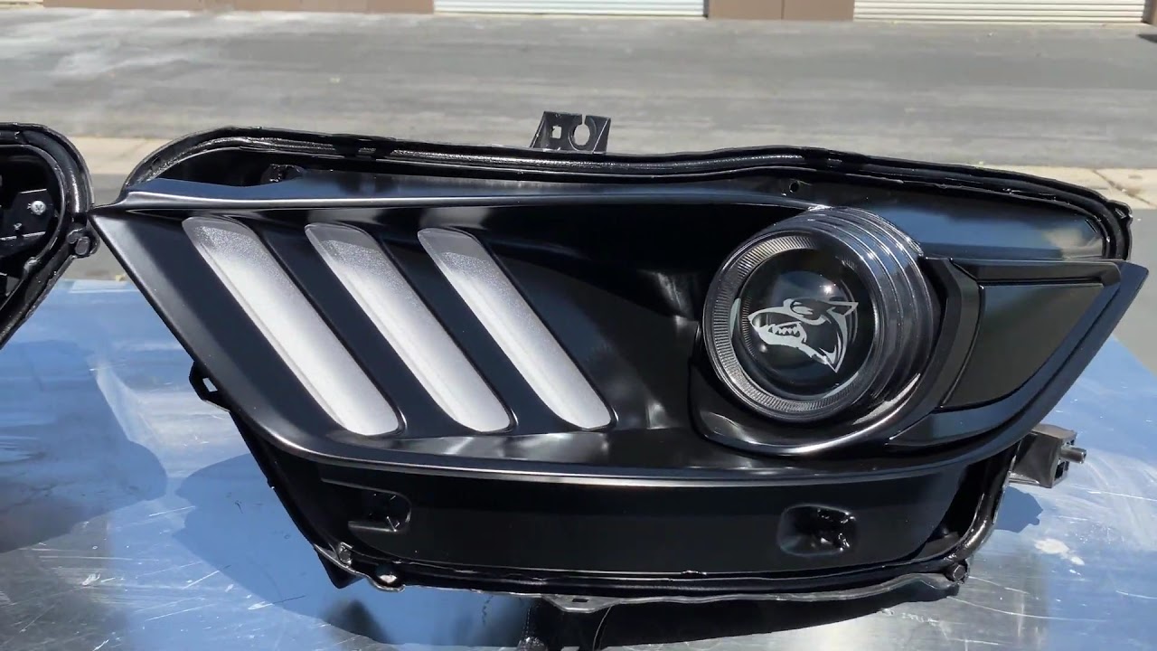 Custom 2017 MUSTANG HEADLIGHT SWLIGHTS