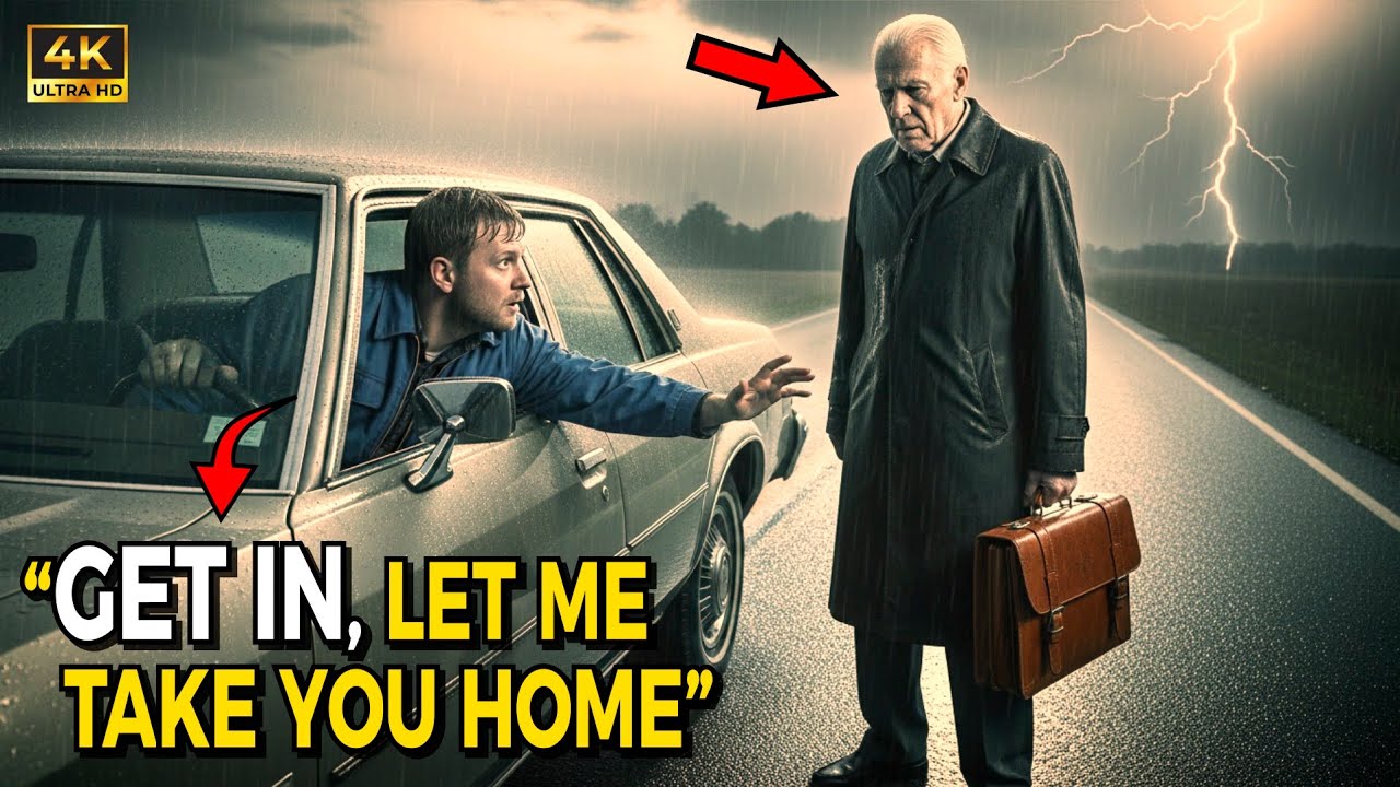 Single Dad Helped an Old Man in a Storm - Next Morning, His Boss is Fired