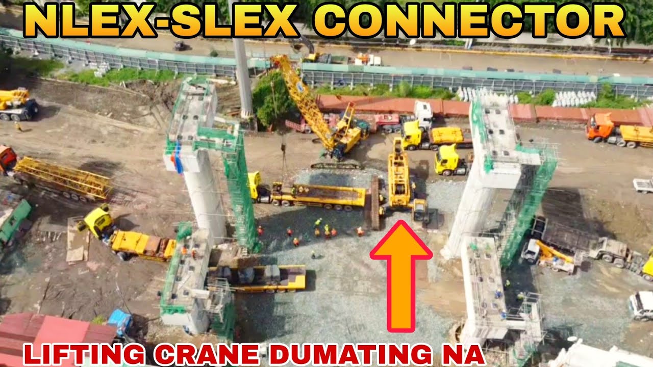 LIFTING CRANE DUMATING NA/NLEX-SLEX CONNECTOR SECTION 2 PACO-STA MESA RD UPDATE