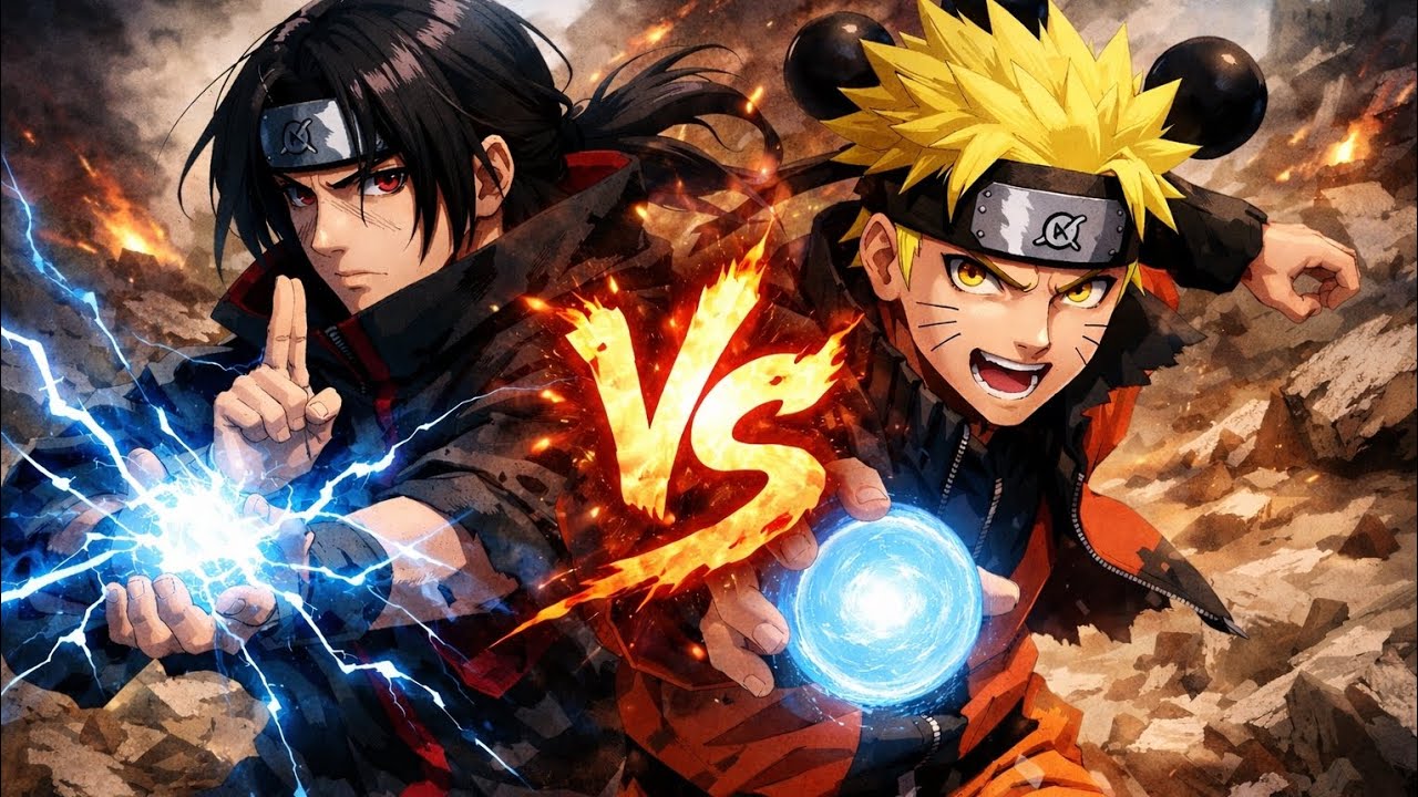 NARUTO VS ITACHI FIGHT 🔥 #anime