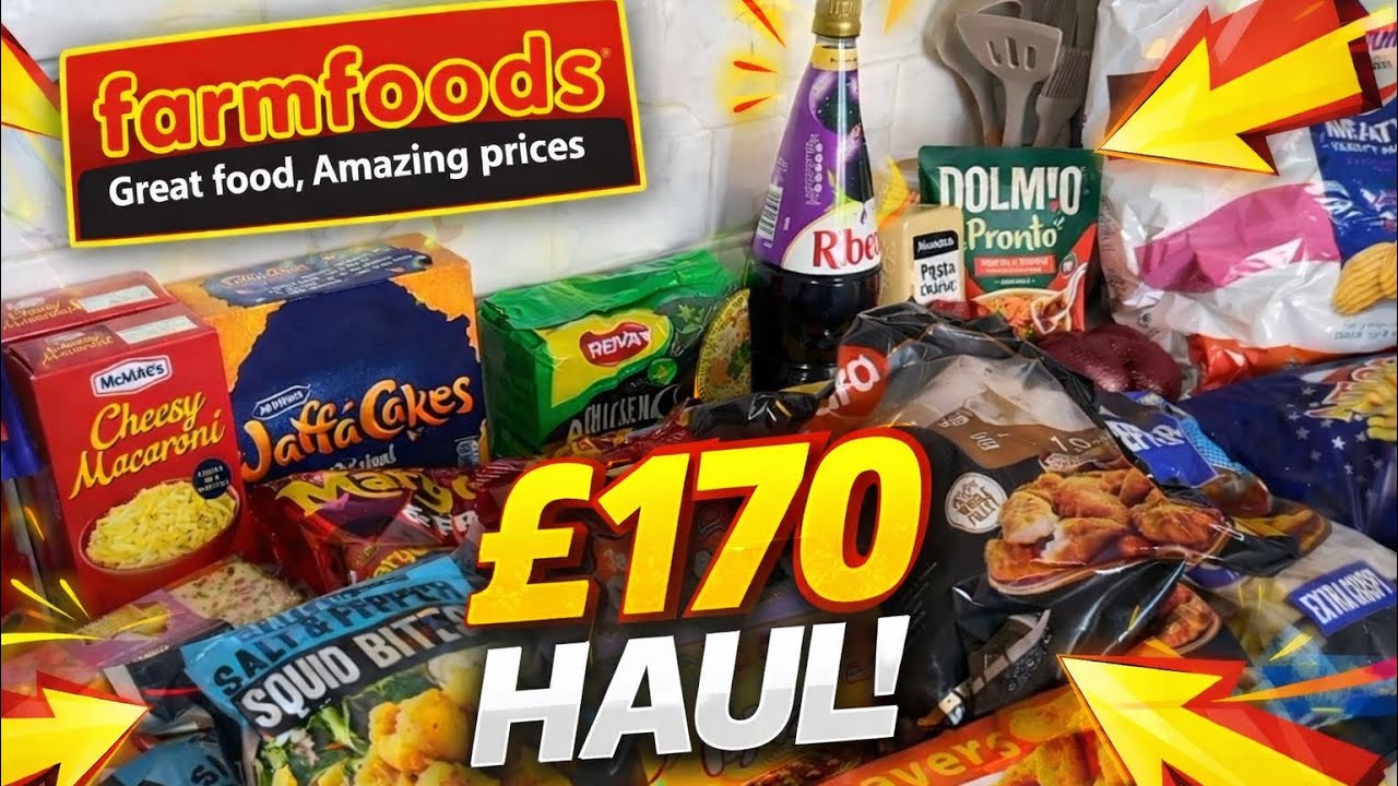 Huge grocery haul | farmfoods shopping haul | is it the cheapest food shop in the uk 🤔