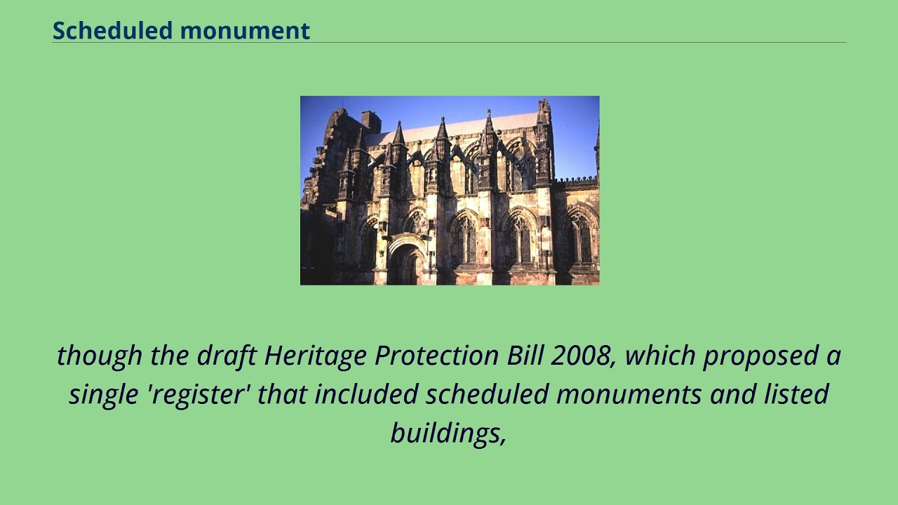 Scheduled monument