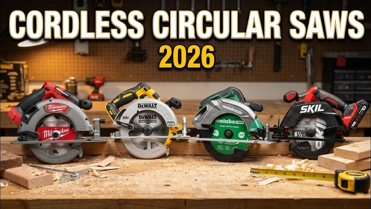 ✅ Top 5 Cordless Circular Saws 2026:Milwaukee vs. DeWalt vs. Makita
