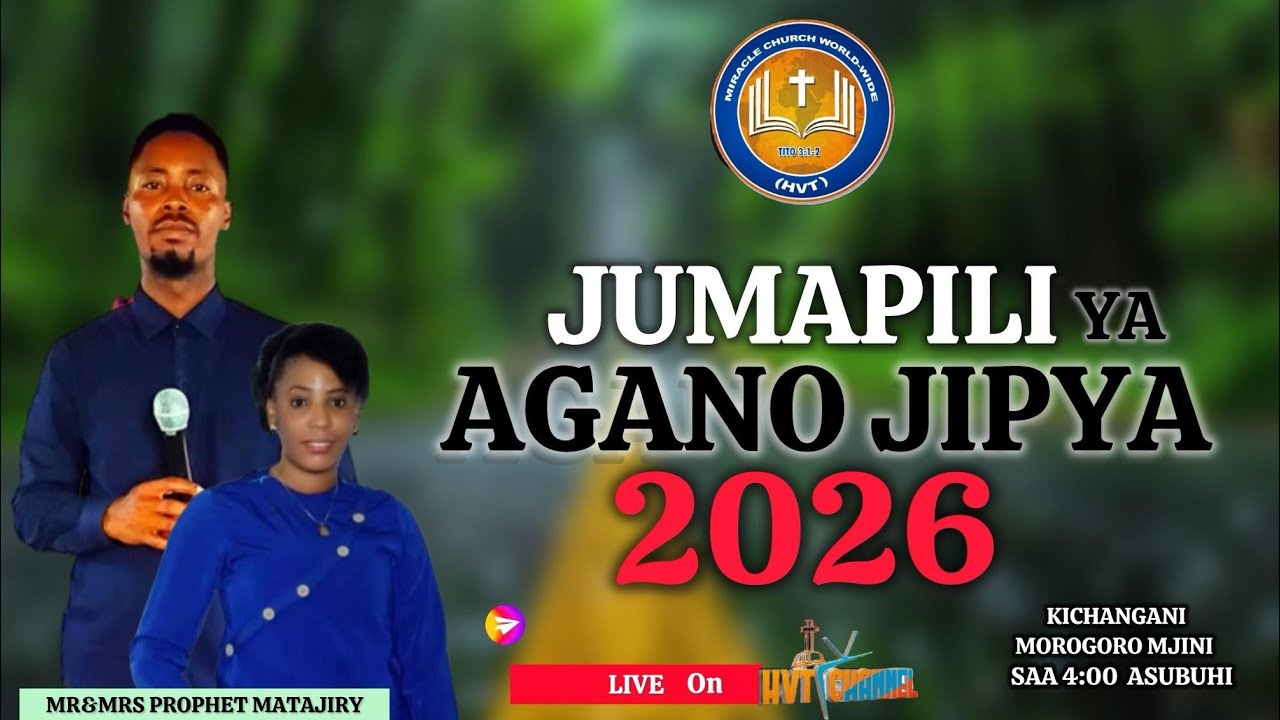 IBADA YA AGANO JIPYA 2026