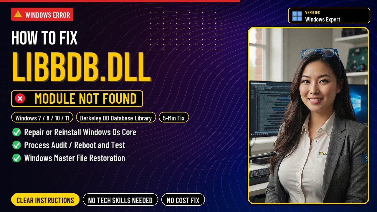 Fix libbdb.dll Berkeley DB!