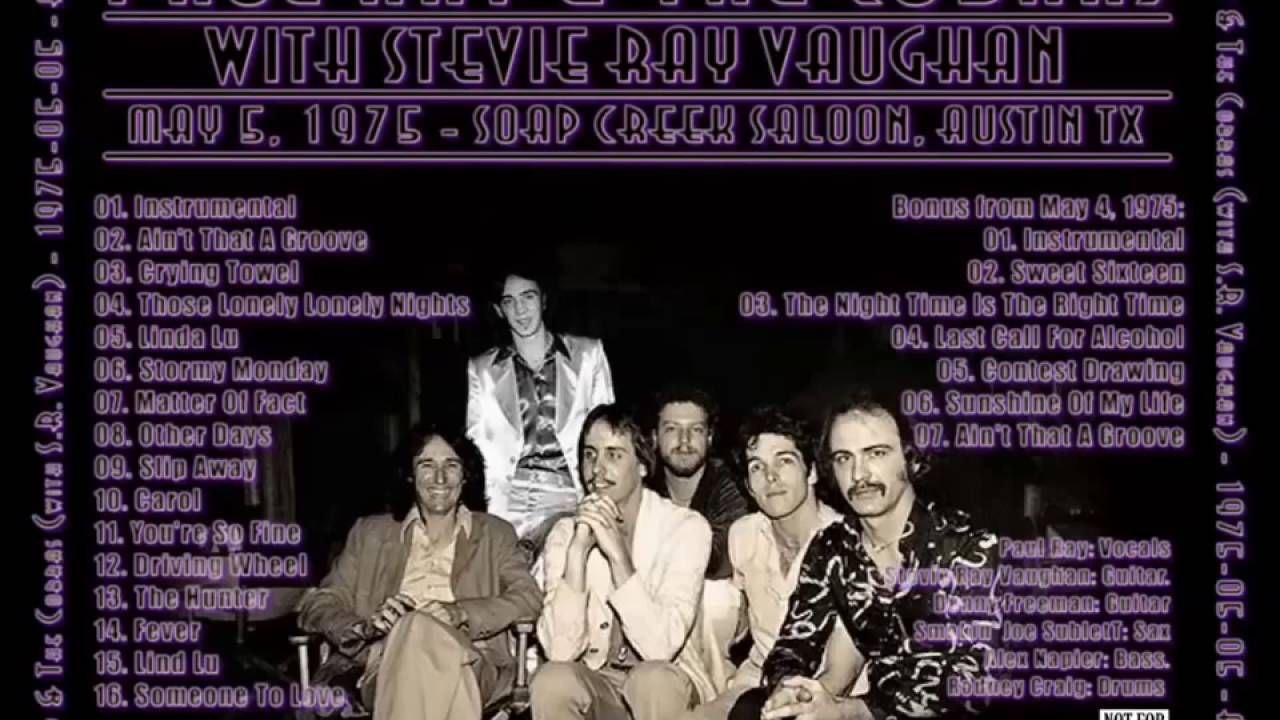 Stevie Ray Vaughan Live 1975 Paul Ray & The Cobras Soap Creek Saloon [BOOTLEG]