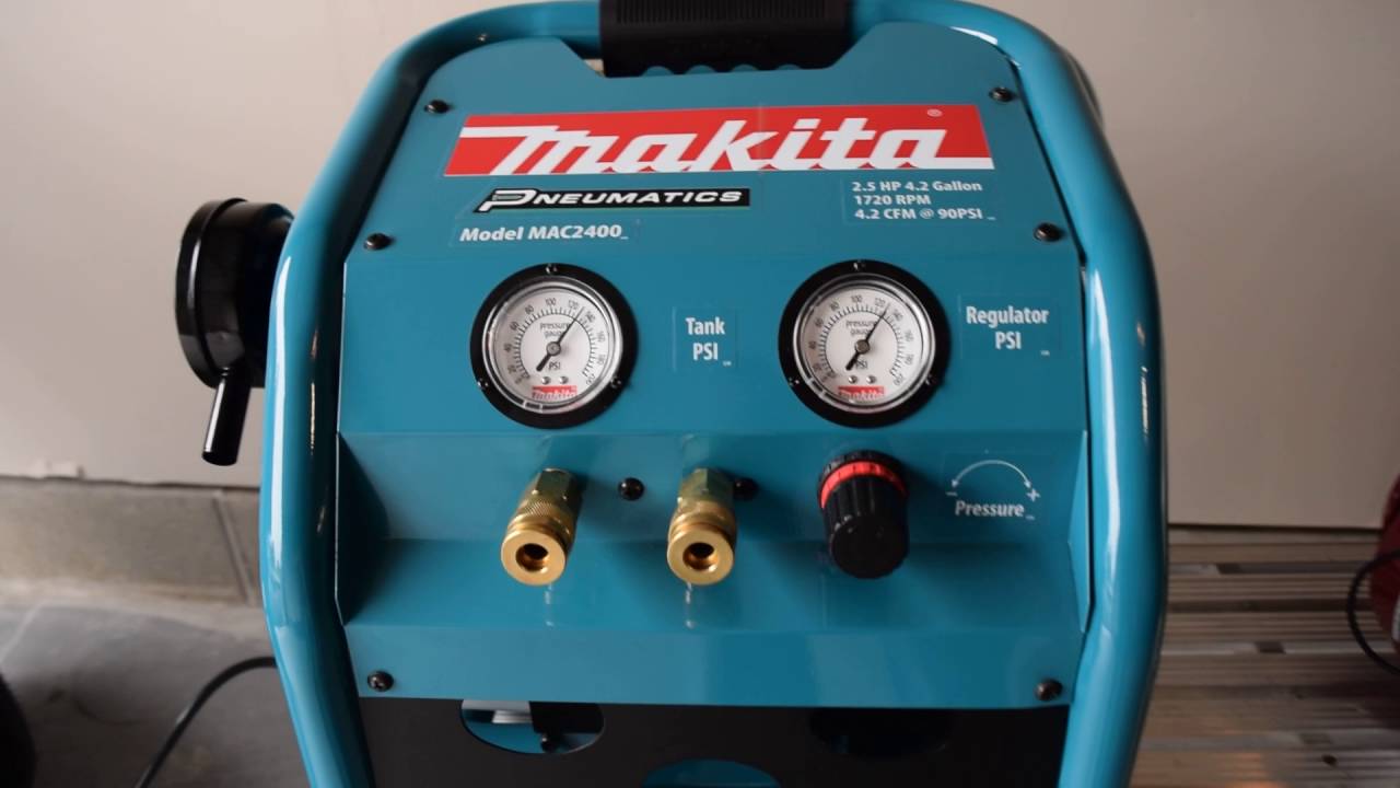Honda EU3000IS generator VS MAKITA 2.5 HP Electric compressor