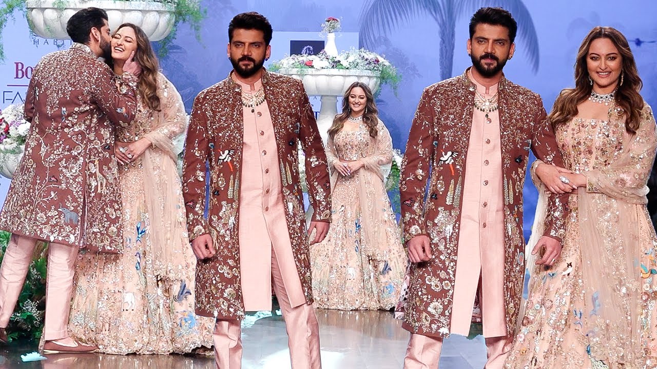 Sonakshi Sinha With Husband Zaheer Iqbal Walks The Ramp For Bombay Times Fashion Week 2025