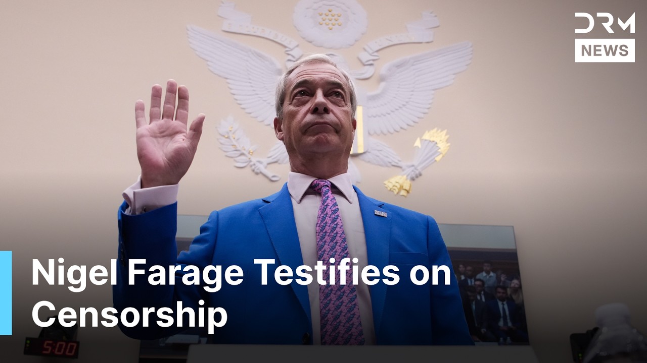 FULL SESSION: UK's Nigel Farage Testifies Before US Congress on Free Speech Threat | DRM News | AC1N
