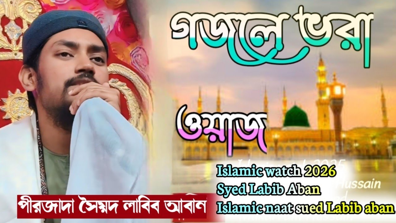 পীরজাদা সৈয়দ লাবিব আবান গজলে ভরা ওয়াজ।Syed Labib Aban।