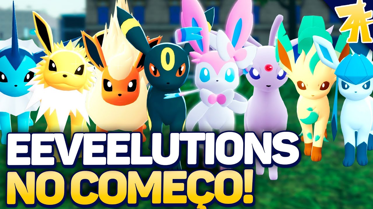 Como ter TODAS AS EVOLUÇÕES DO EEVEE NO COMEÇO de Pokémon Legends Z-A