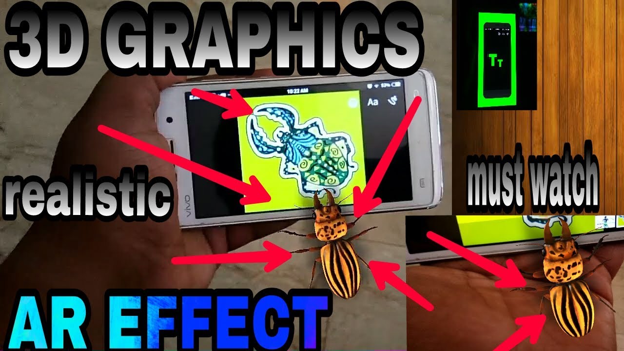 Amazing I Phone X Apple AR Effect On Android Mobile || AR Effect On Android  | By Tech in Track