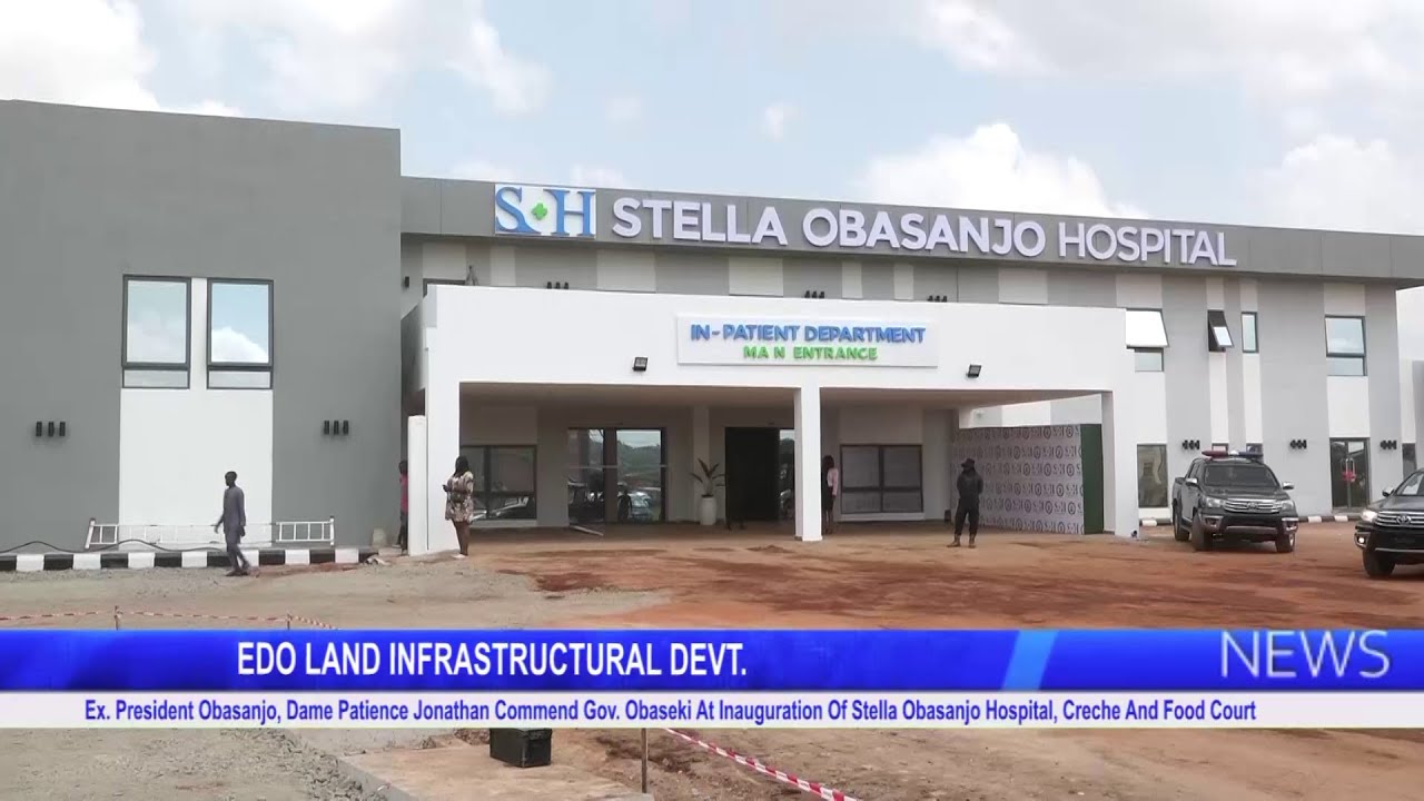 Olusegun Obasanjo, Patience Jonathan Inaugurates  Stella Obasanjo Hospital, Creche And Food Court