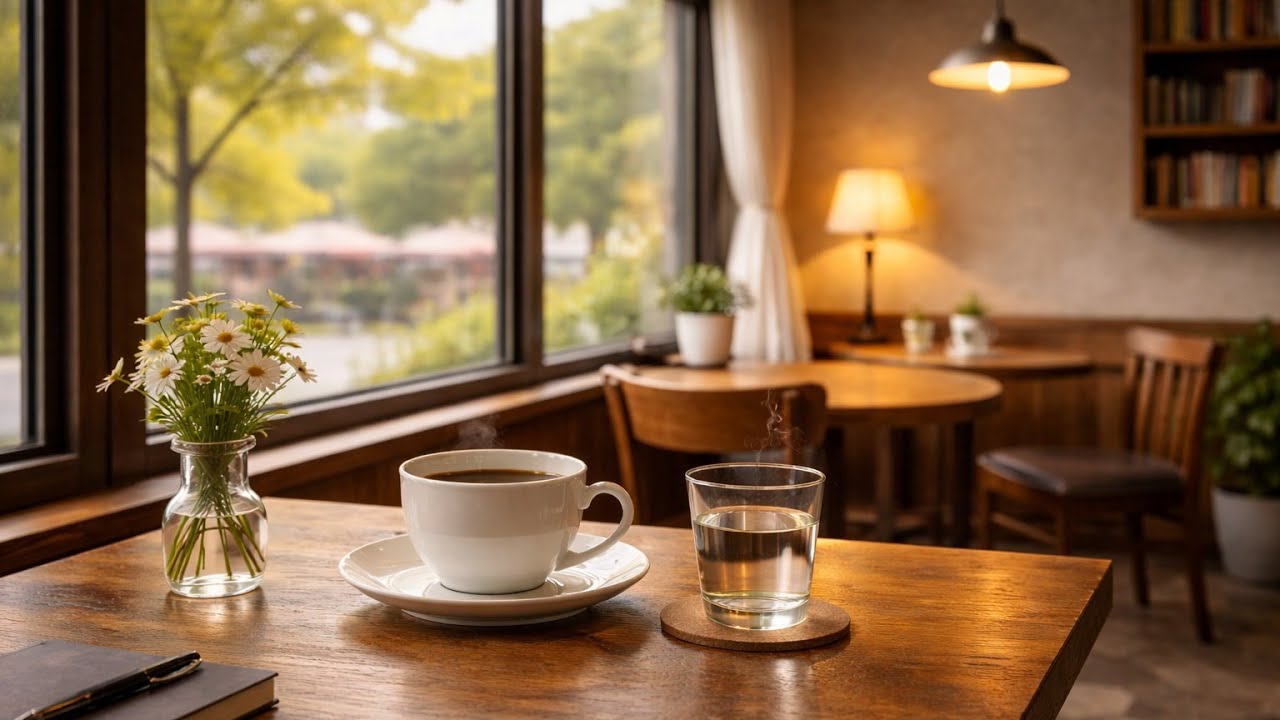 Indoor Cafe Background Music ☕ Warm & Gentle for Everyday Focus