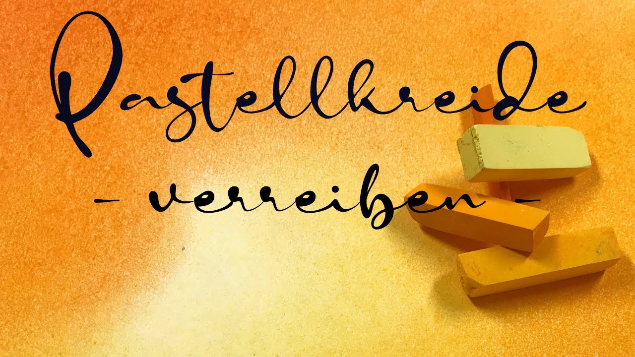 So gelingen die Farbübergänge mit Pastellkreide,