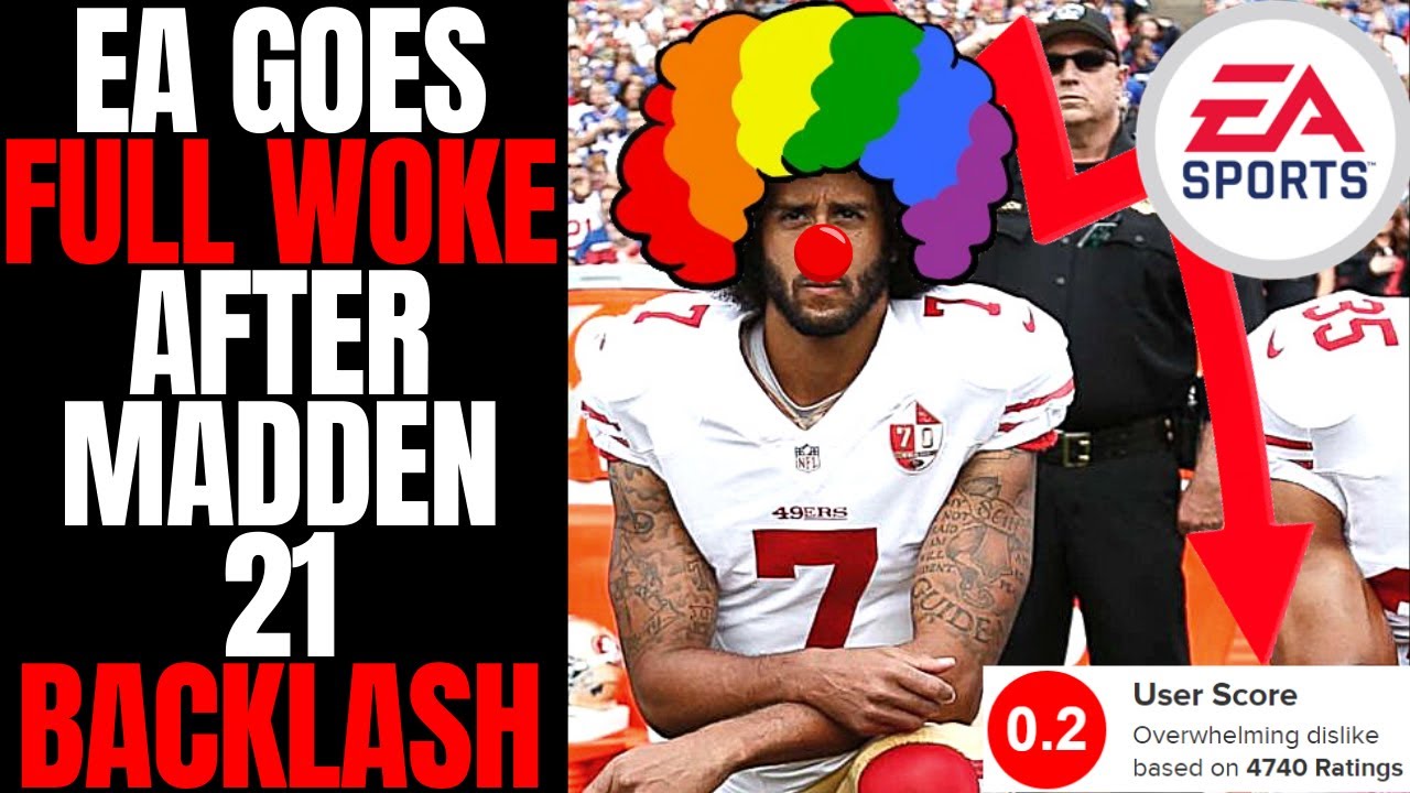 EA Goes FULL WOKE After Madden 21 Controversy | Kneeling Colin Kaepernick Added To Game!