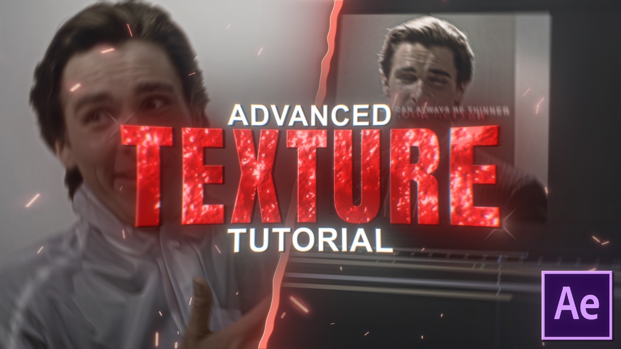 КАК: создать текстурированный текст I Урок After Effects
