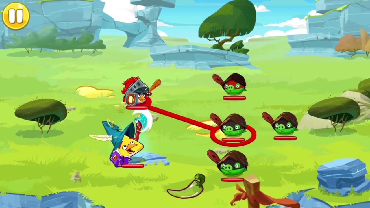 Прохождение Angry Birds Epic со стартовым снаряжением (1/19)