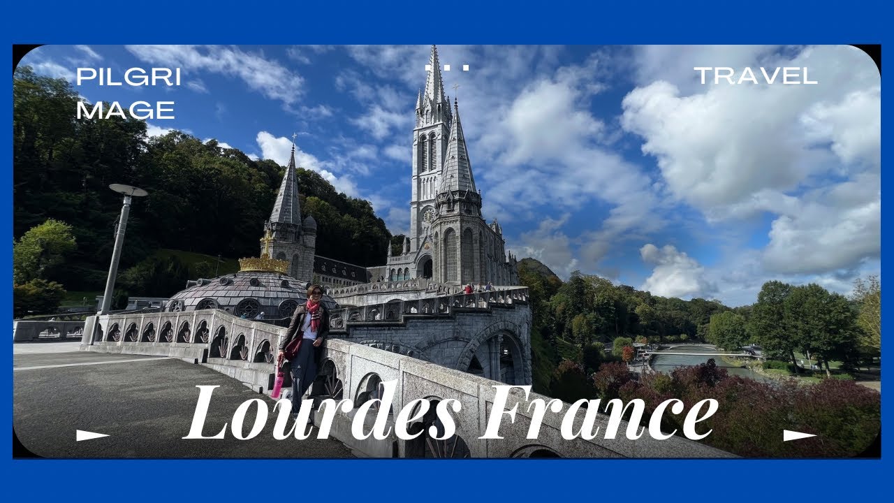 Journey To Sanctuary of Our Lady of Lourdes #Pilgrimage #Lourdes #LourdesFrance #MassabielleGrotto