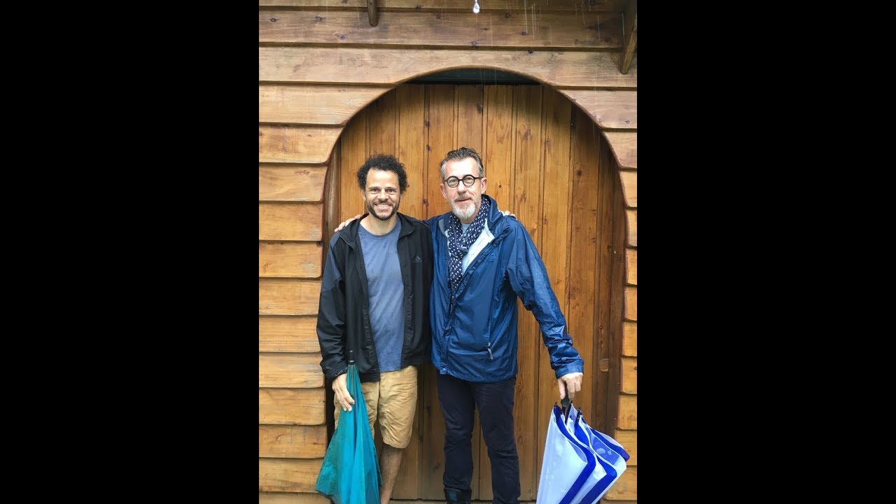 Jamy Gourmaud en visite à la pépinière Latitude fruitière!