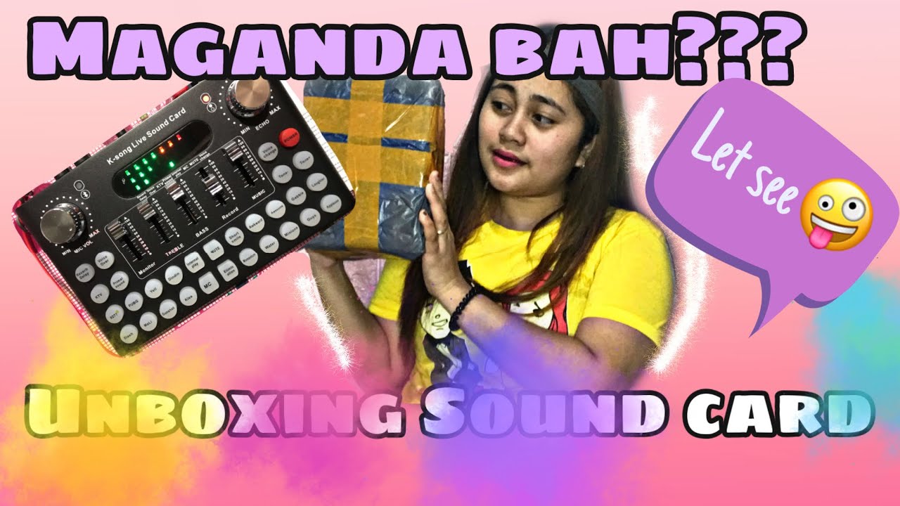 F9 live sound card ||review|| first impression||unboxing