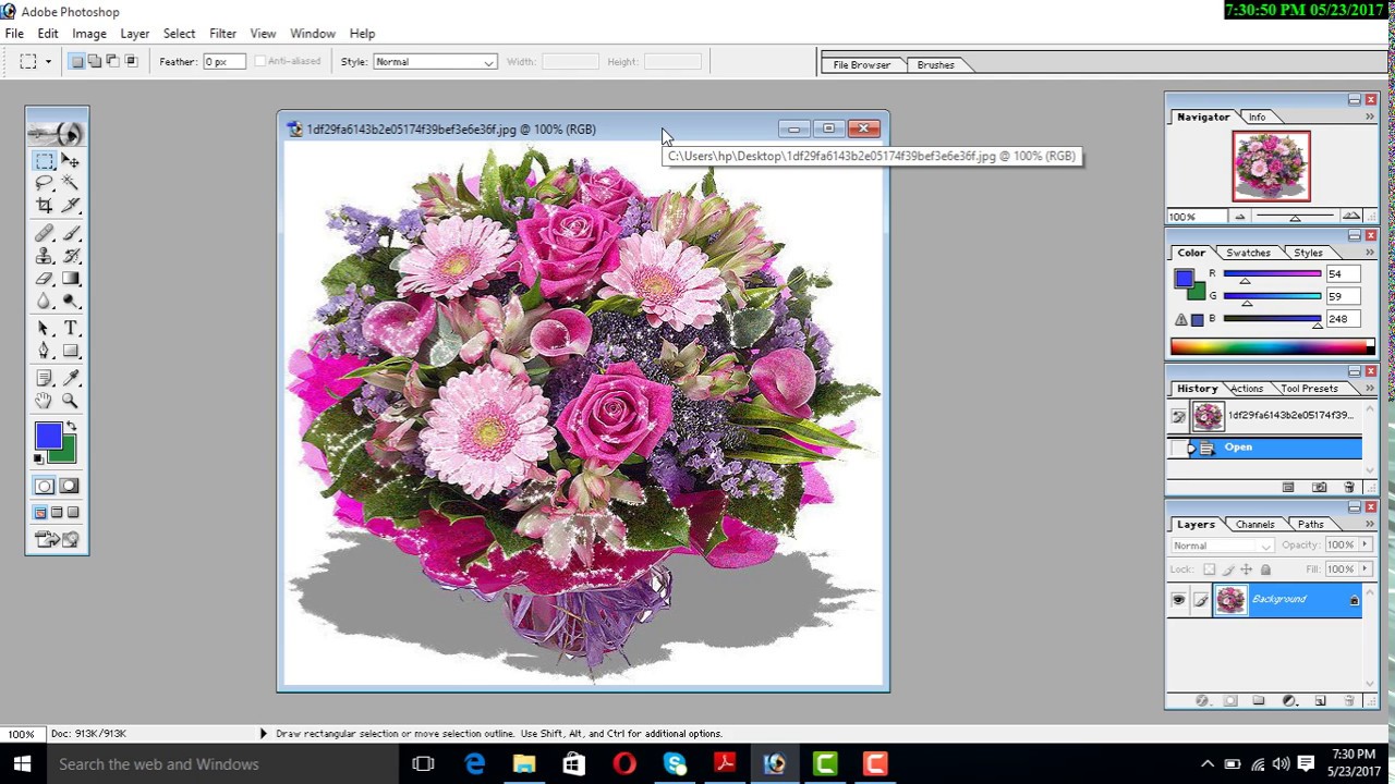 Generate a pattern using the Pattern Maker  in Adobe Photoshop 7.0