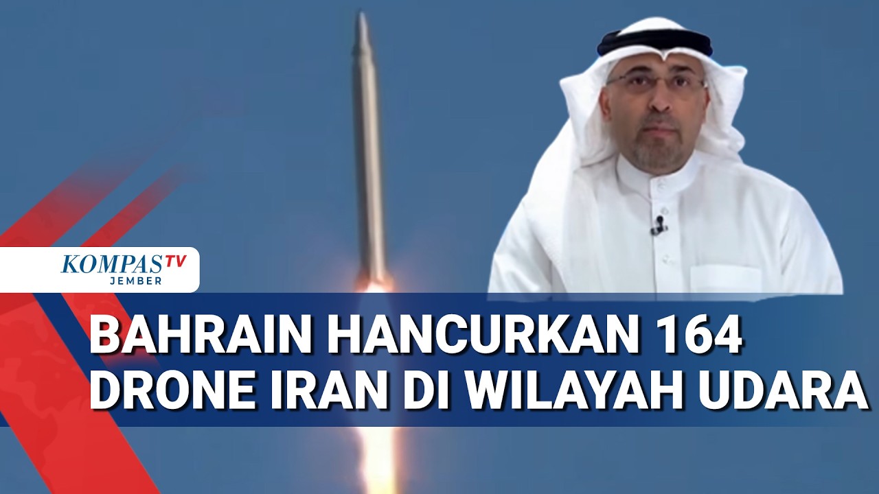 Bahrain Klaim Hancurkan 164 Drone Iran Sejak Perang AS–Israel vs Iran Dimulai