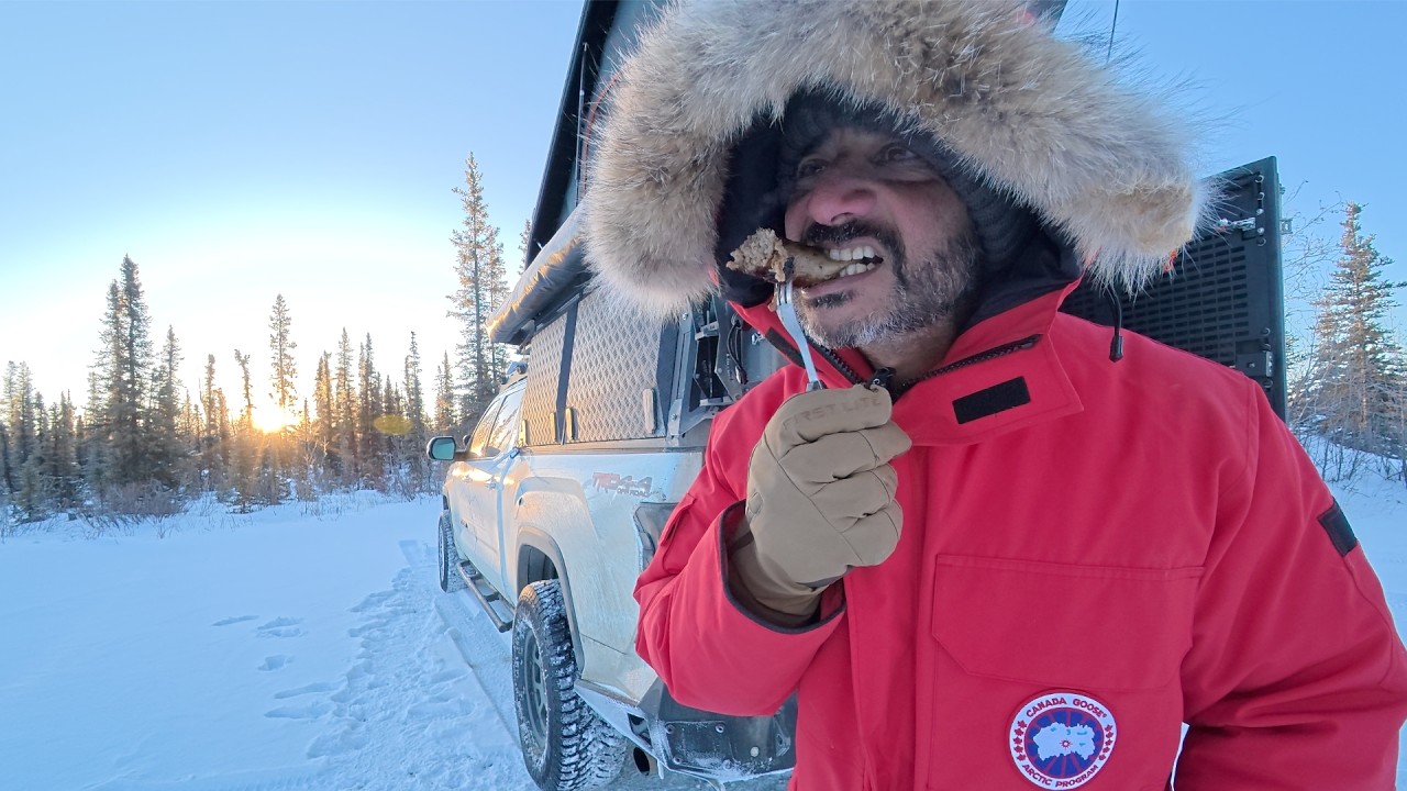 Extreme -25&deg;F Alaska Truck Camping &ndash; Wolf Tracks & Frozen Tent Chaos