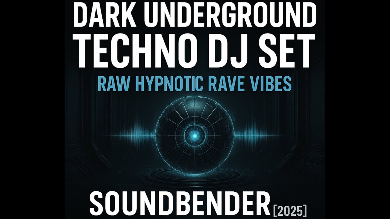 Dark Underground Techno DJ Set - Raw Hypnotic Rave Vibes - Soundbender live [2025]