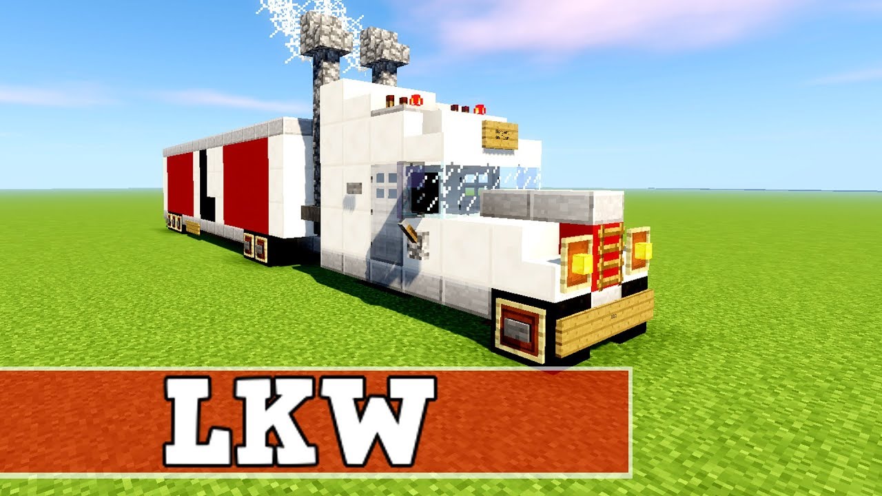 Wie baut man einen LKW in Minecraft | Minecraft Truck bauen deutsch