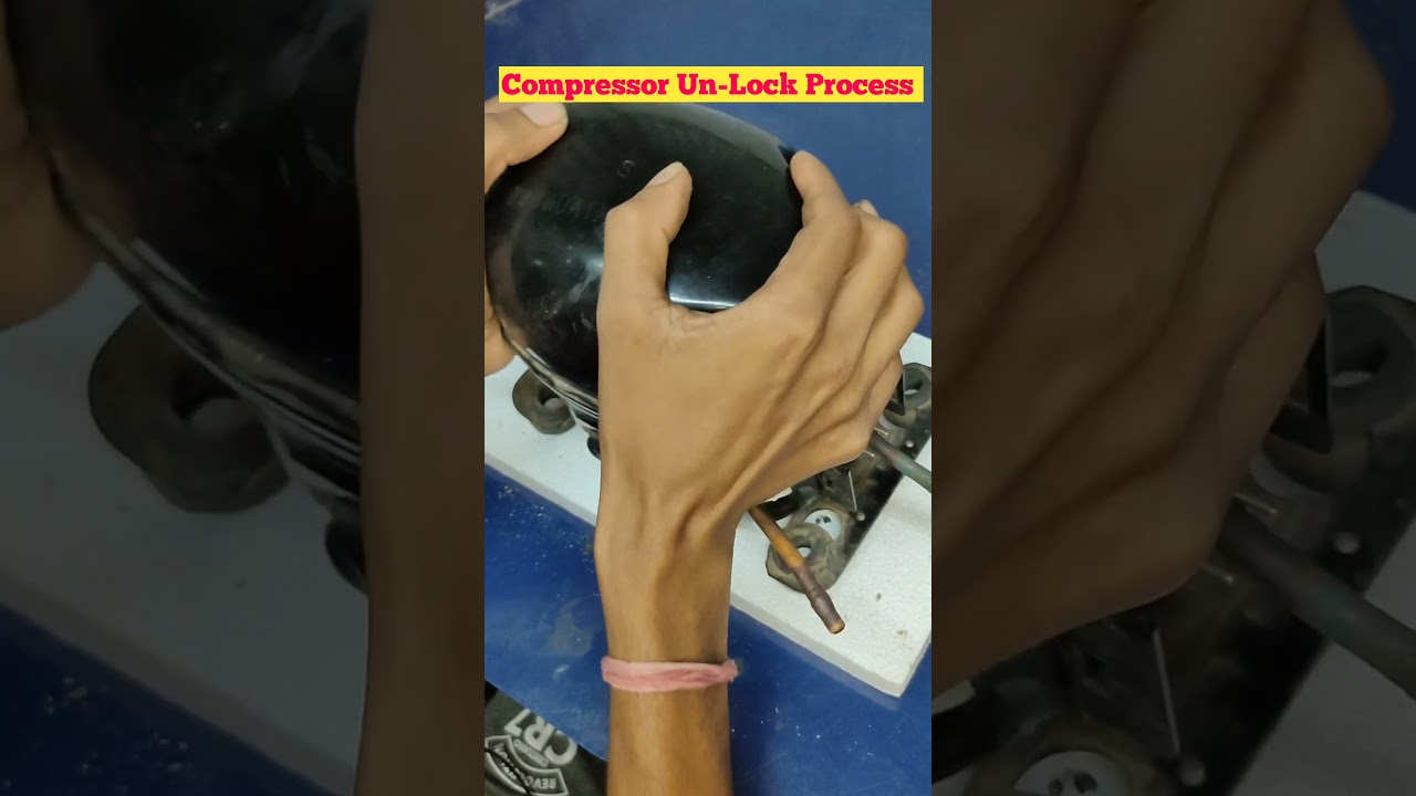 Compressor Un-Locking process | Compressor Repair