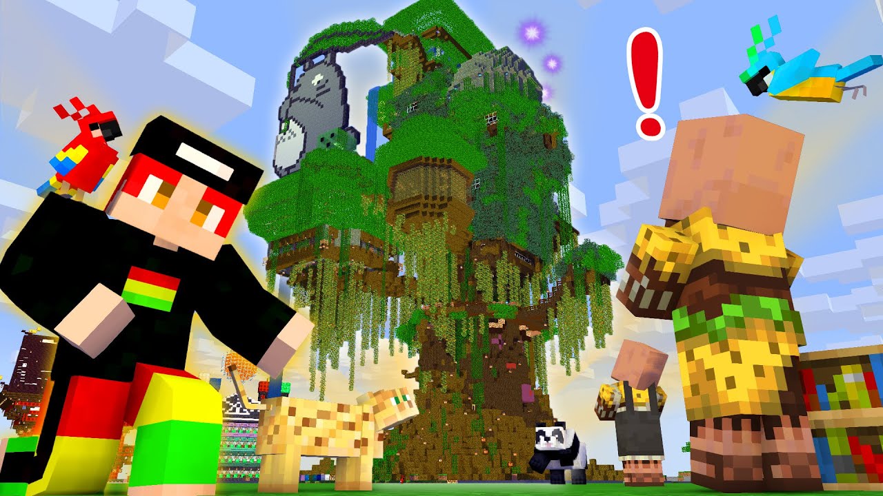 マイクラ史上最大のツリーハウス！🌿🌴🔥Part33【マインクラフト/まいくら】