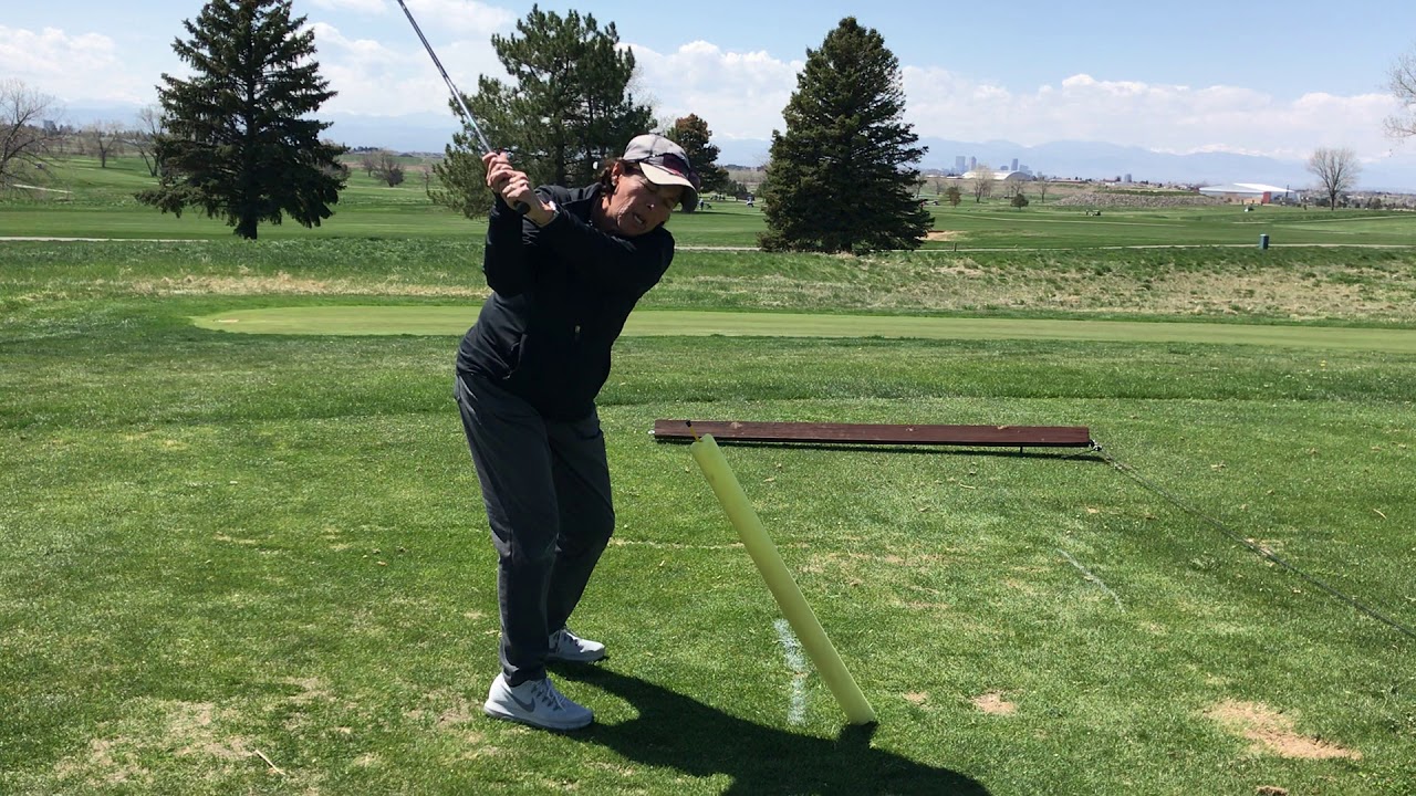 Pool Noodle Practice Drill for swing plane