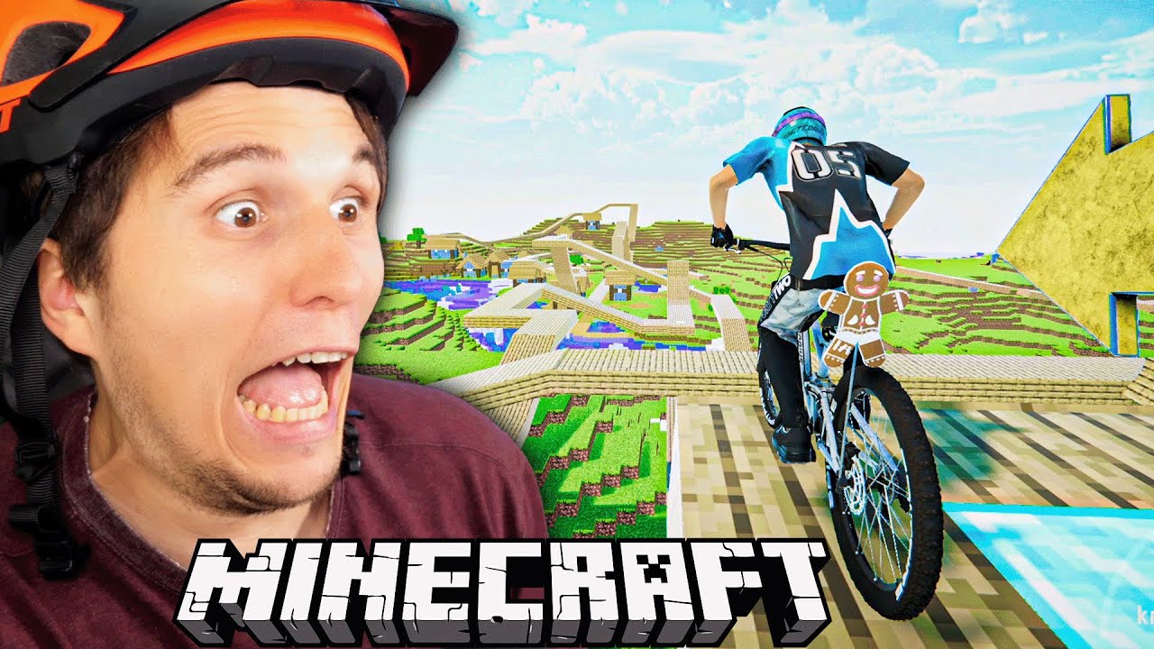 Neues MINECRAFT DORF im FAHRRAD SIMULATOR