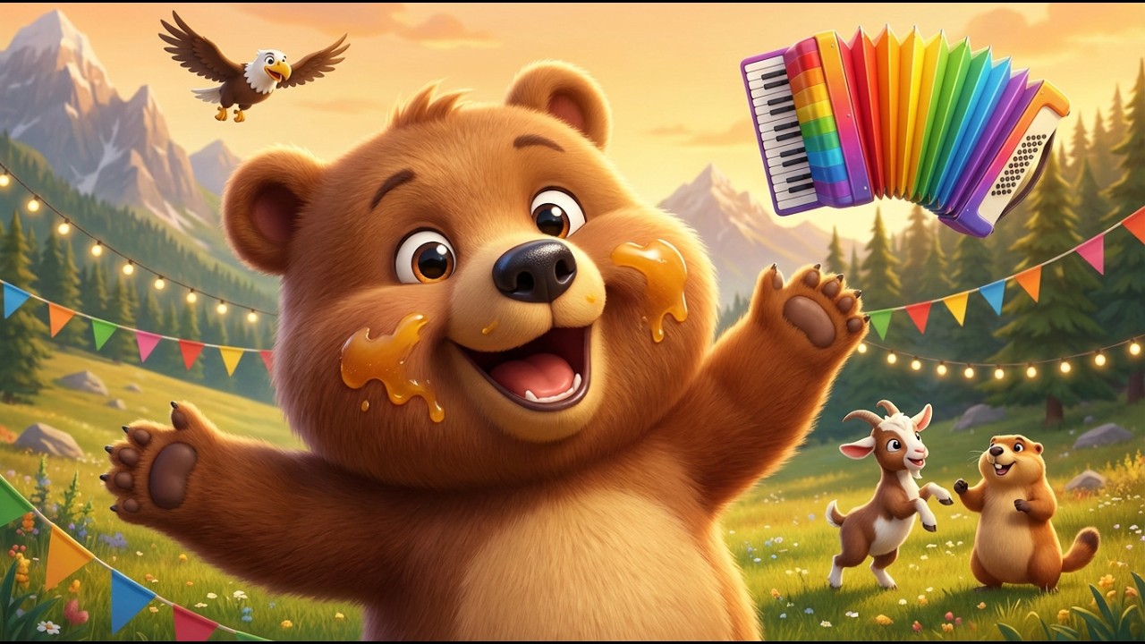 Animali della Montagna 2🐻🦅 | Canzone Allegra per Bambini in Italiano