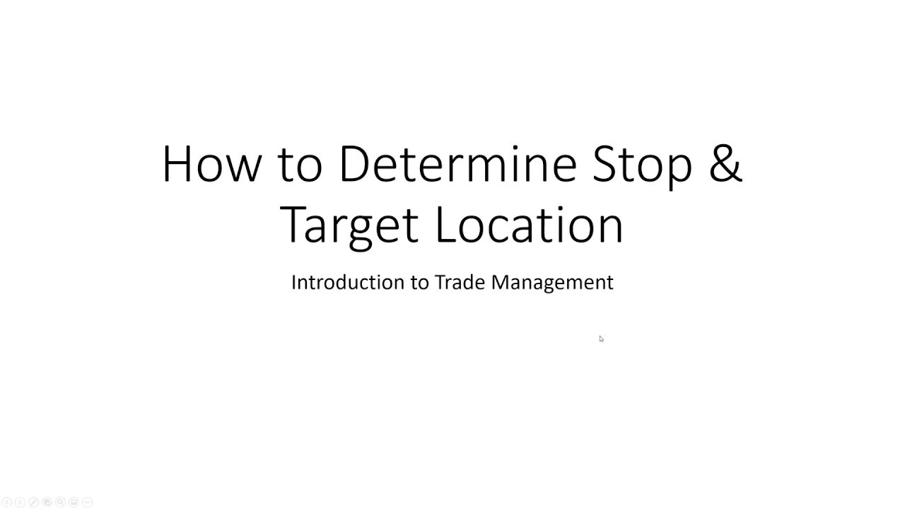 HOW TO MANAGE A TRADE (STOP LOSS & TARGET) | PROFITEER TRADING