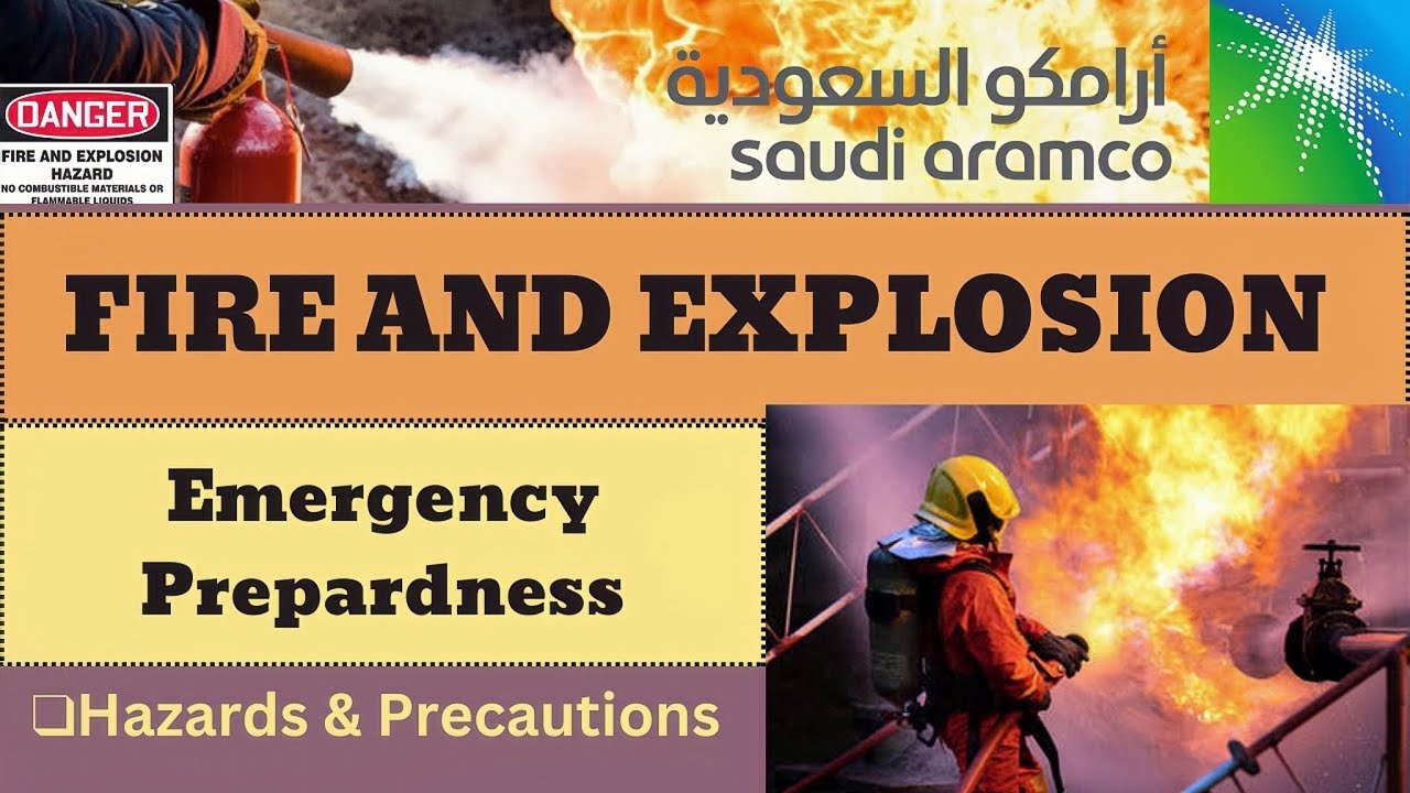 Fire and Explosions💥 Hazards & Precautions|Emergency preparedness response plan.