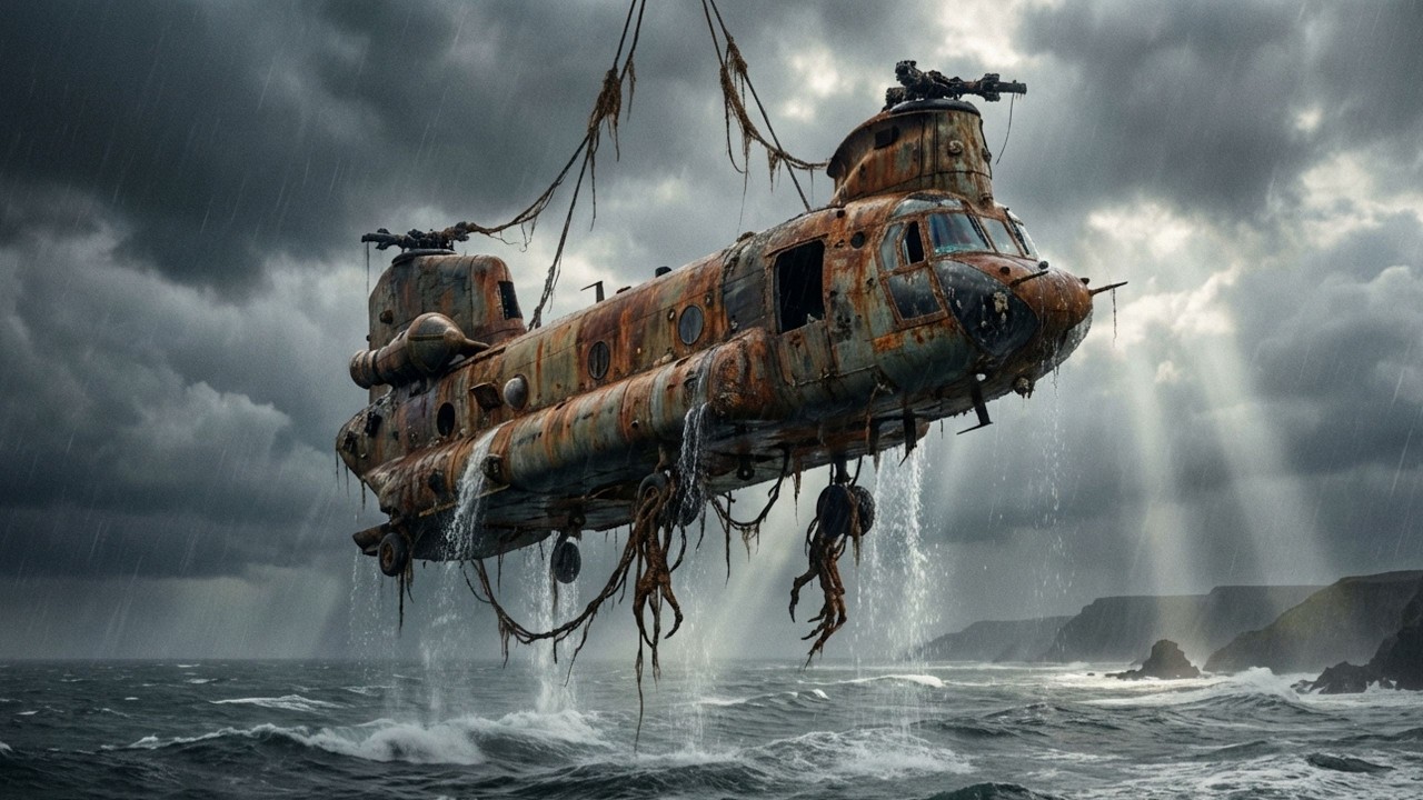 CH-47 Chinook Abandonado en el Fondo del Mar: Restauración Completa Desde Cero
