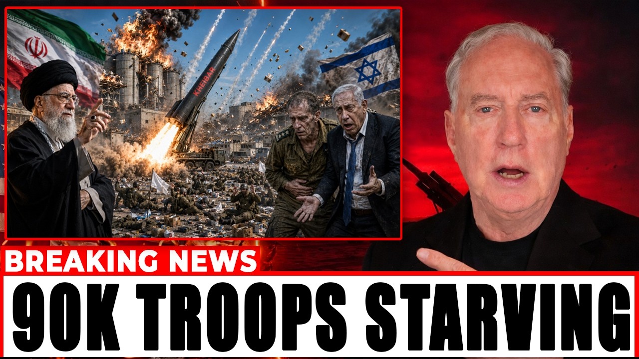 Iran LAUNCHES Ballistic Storm at Israel's Food Reserves, 90,000 Soldiers STARVE, IDF SURRENDERS