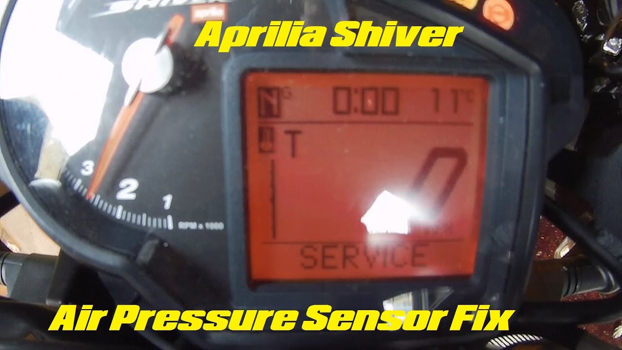 Aprilia Shiver Air Pressure Sensor Fix