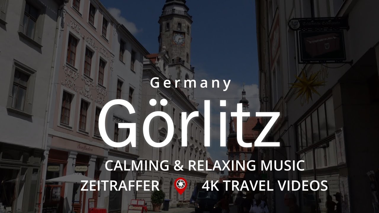 Görlitz über die Neiße nach Zgorzelec TRAVELVIDEO Germany Poland Beautiful Relaxing Music RELAXATION
