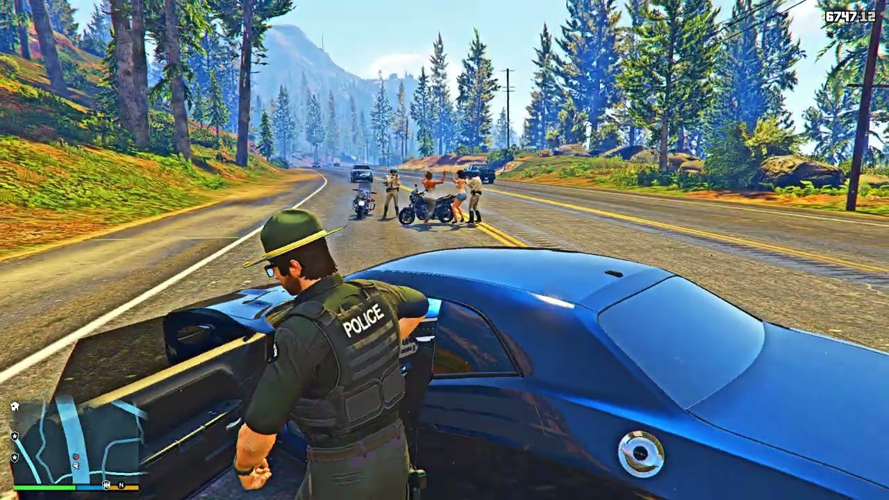 Grand Theft Auto V quick pursuit