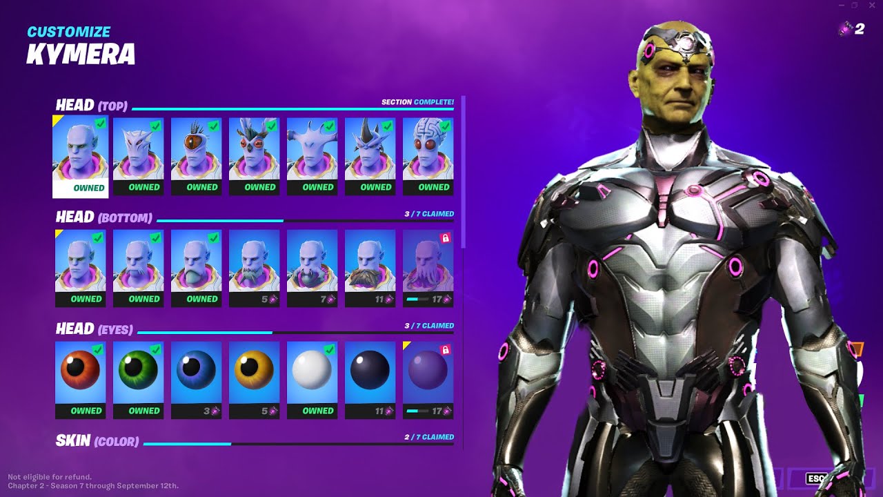 How To Make BRAINIAC (DC) In Fortnite - Kymera Skin