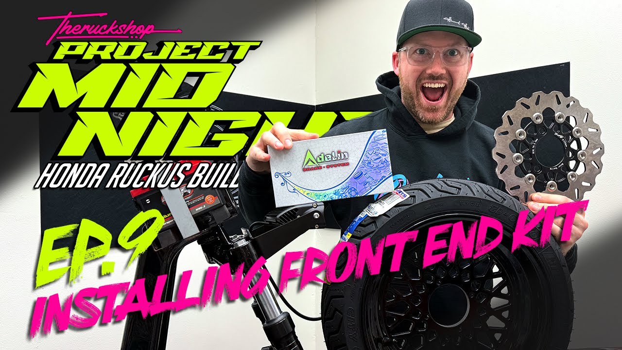 TRS Project Midnight GY6 Build Series ep9- Front End Kit