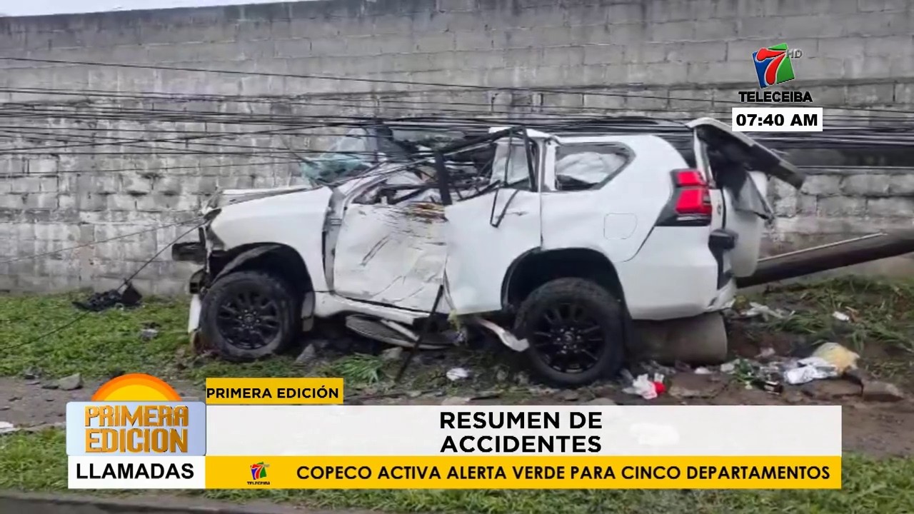 Conductor fallece tras aparatoso accidente en San Pedro Sula